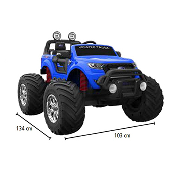 Hecht Ford Ranger Monster akkumulátoros gyerek autó kék